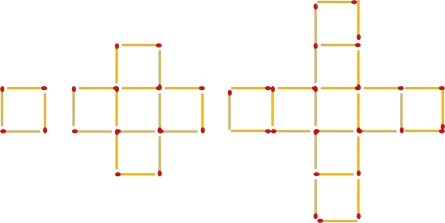 Matchstick Pattern Problems